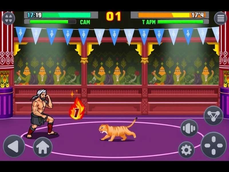 Taj Tiger Wrestler Local Version